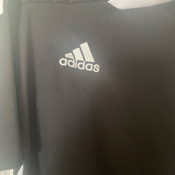 NWOT Adidas Black Jersey with White Accents - Picture 3 of 6
